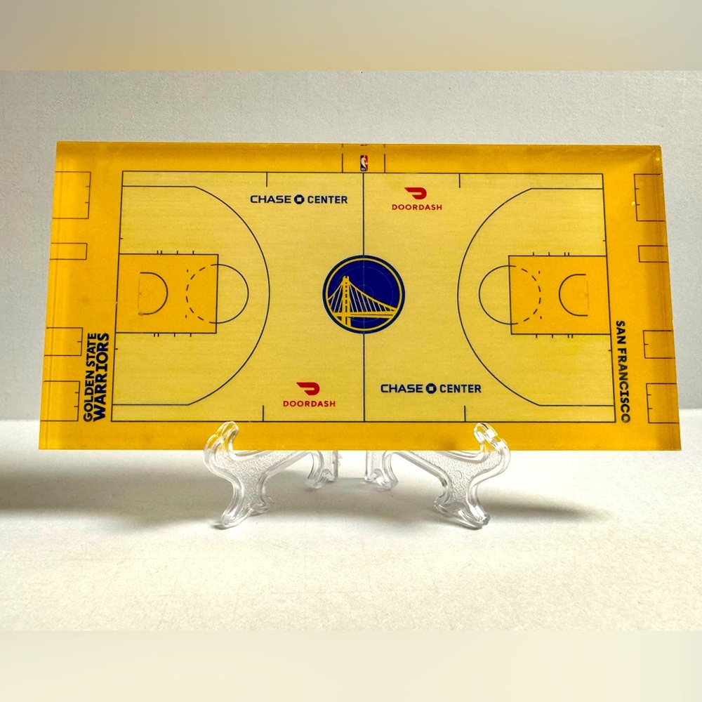 Golden State Warriors Replica Basketball Court 2/25 2025 GSW.